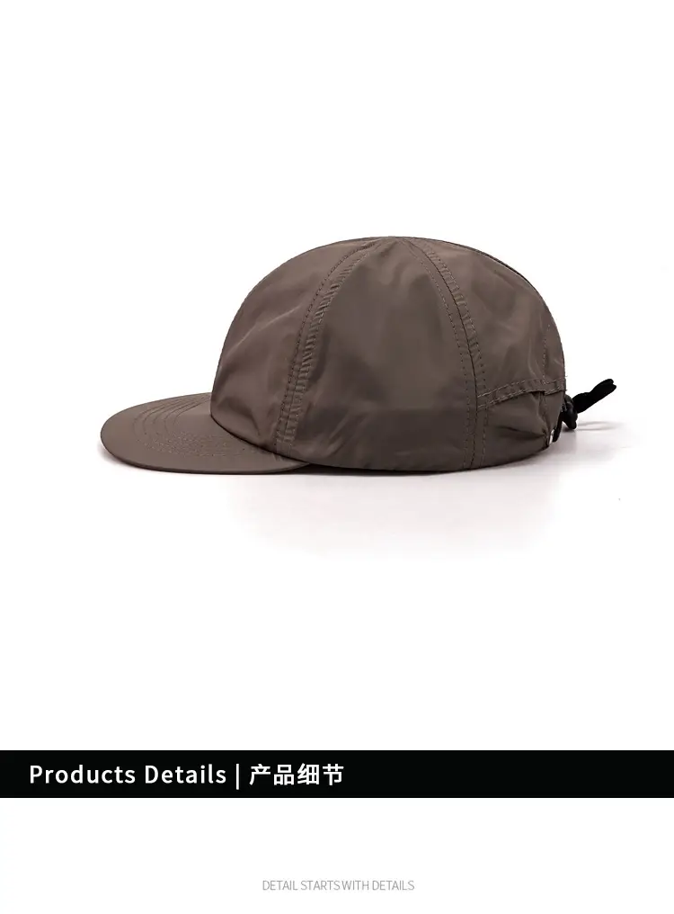 Olive Green Japanese Style Peaked Cap — feature 9