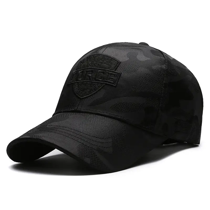 Seiko Men's Black Hard Top Baseball Cap Gold Line Embroidered Logo - Image 4