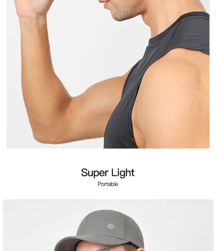 Men's Black Baseball Cap with UV & Sweat Resistant Design — feature 15