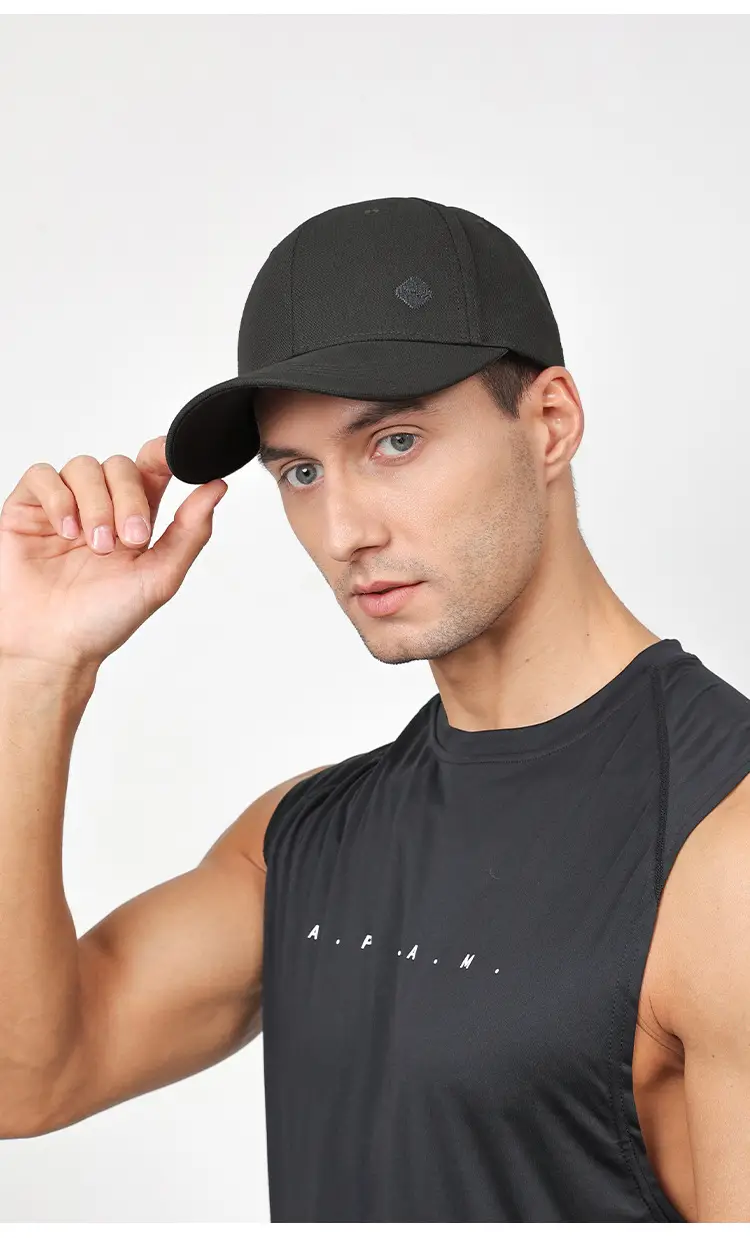 Men's Black Baseball Cap with UV & Sweat Resistant Design — feature 20