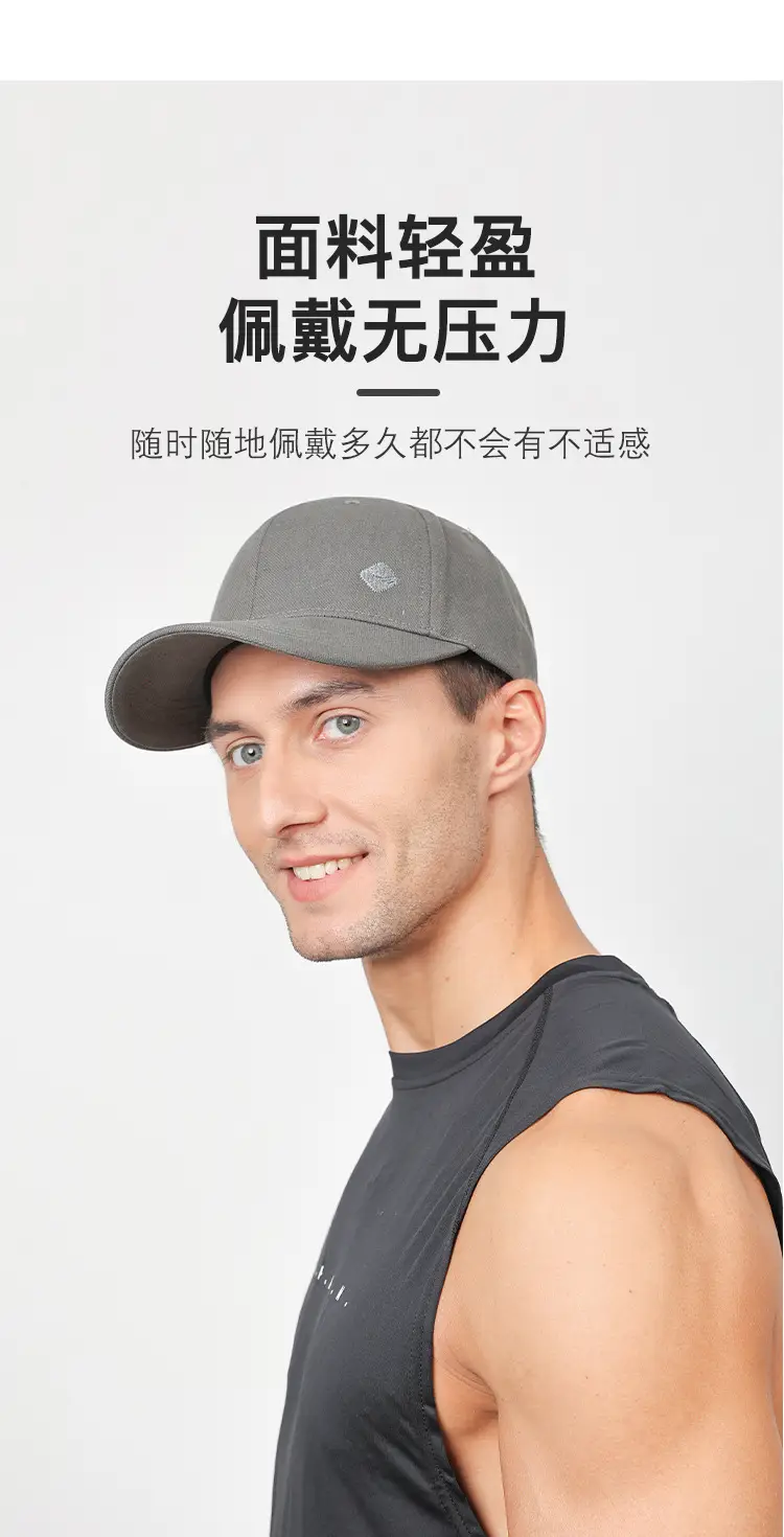 Men's Black Baseball Cap with UV & Sweat Resistant Design — feature 5