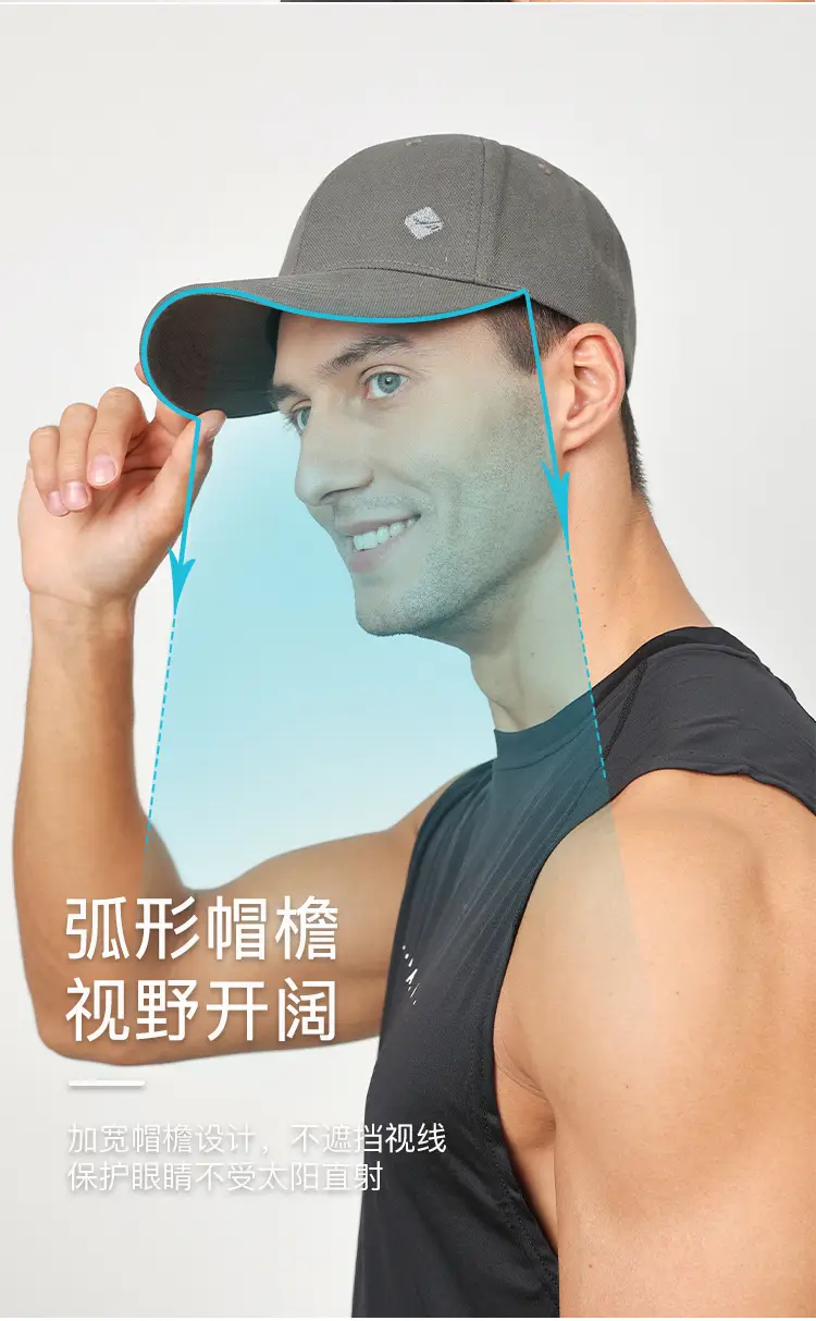 Men's Black Baseball Cap with UV & Sweat Resistant Design — feature 6