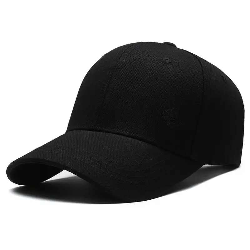 Men's Black Baseball Cap with UV & Sweat Resistant Design - Image 2
