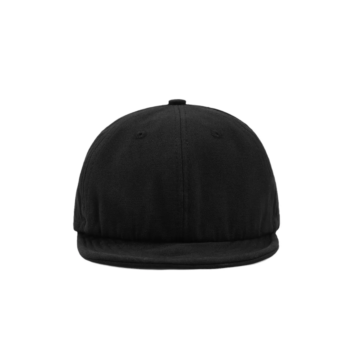 Men Black Drawstring Baseball Cap with Logo