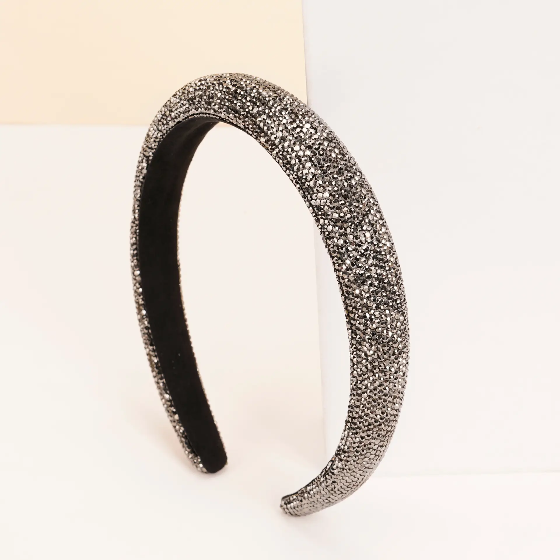 Purple Rhinestone Crossbody Headband 13cm — feature 2