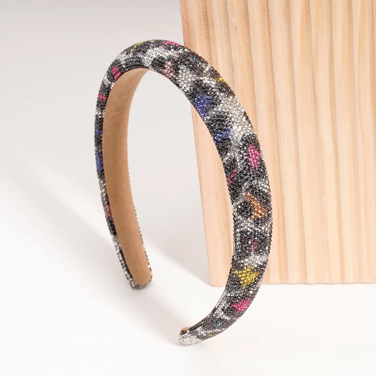 Purple Rhinestone Crossbody Headband 13cm — feature 4