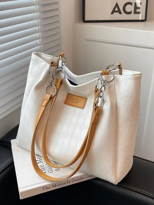 Black High-End Women's Shoulder Tote Bag 2026 - Image 6