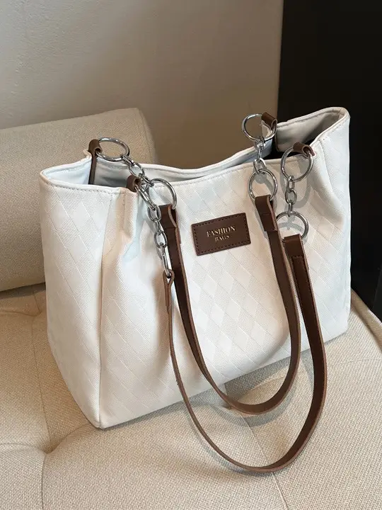 Black High-End Women's Shoulder Tote Bag 2026 - Image 7
