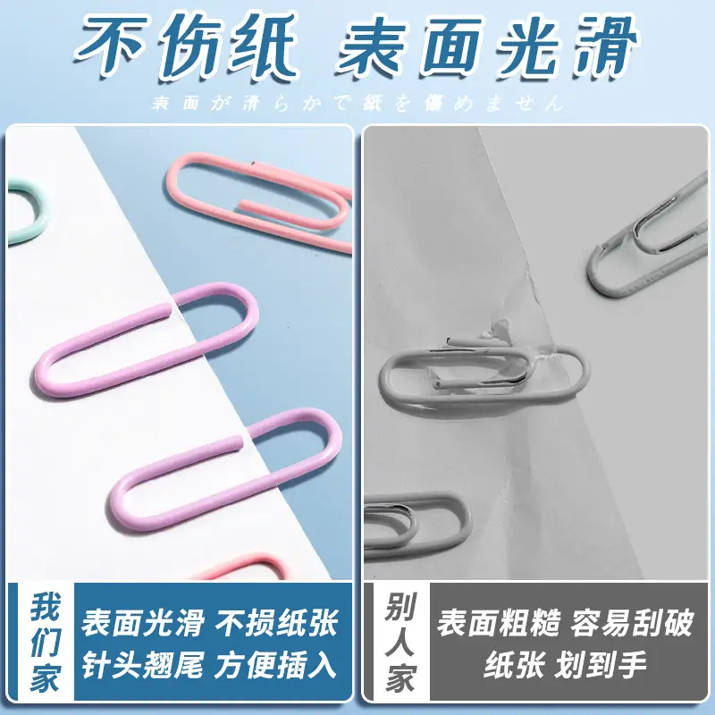 Stainless Steel Paper Clips Pink Pink - Image 7