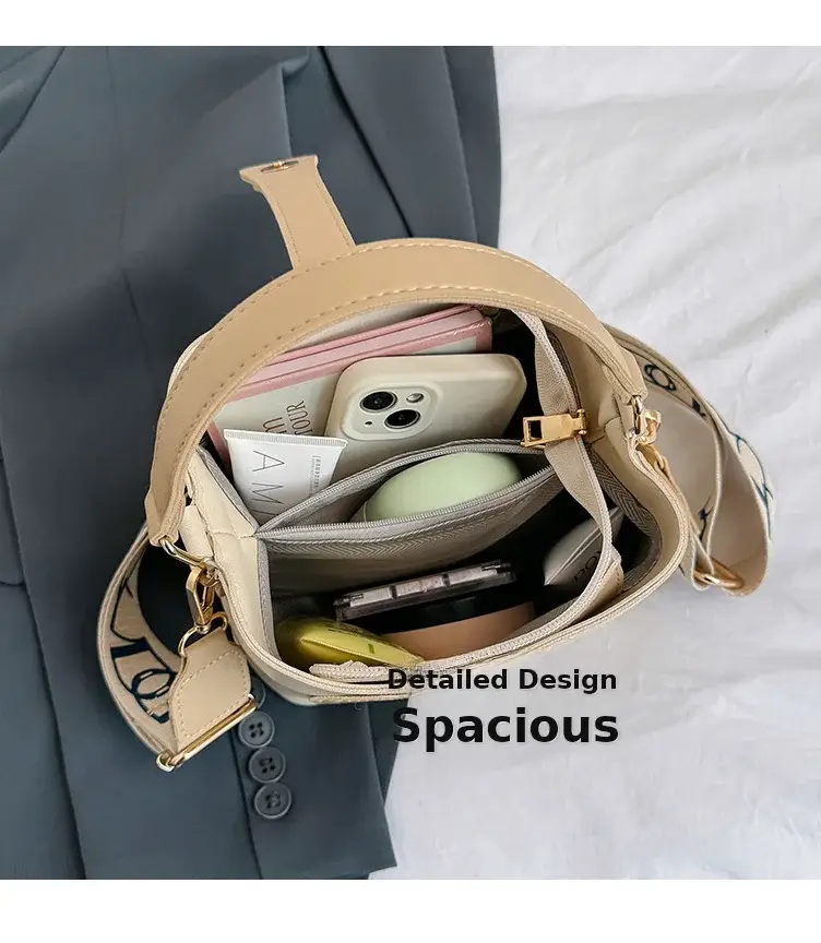 Women's Beige Crossbody Shoulder Bag 2025 Spring New — feature 3