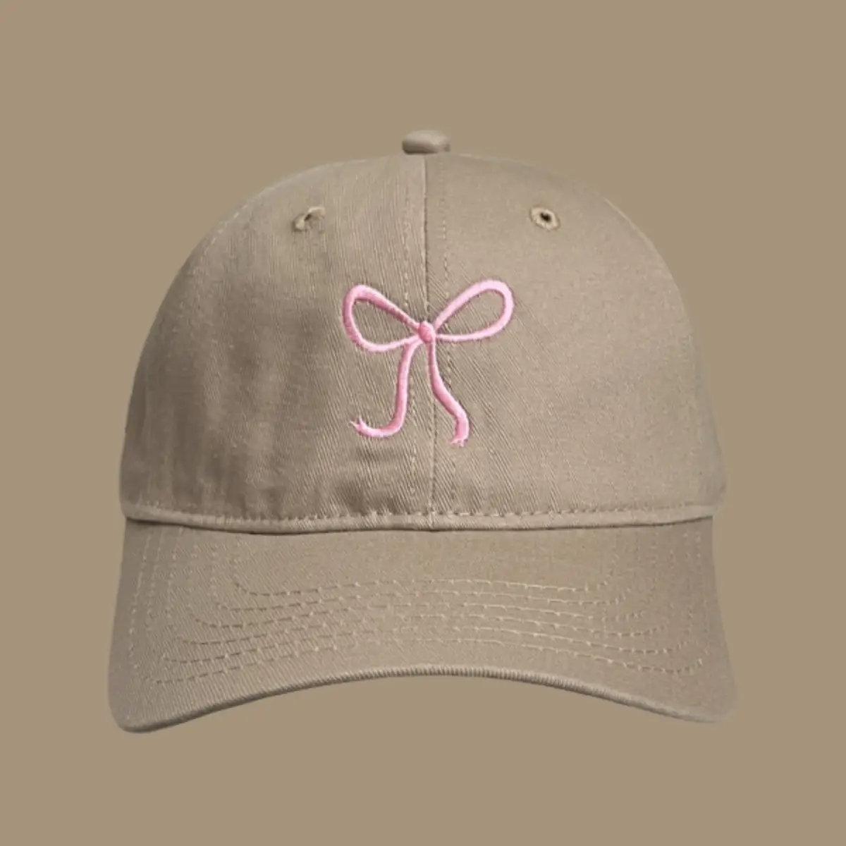 Black Bow Embroidered Baseball Cap - Image 10