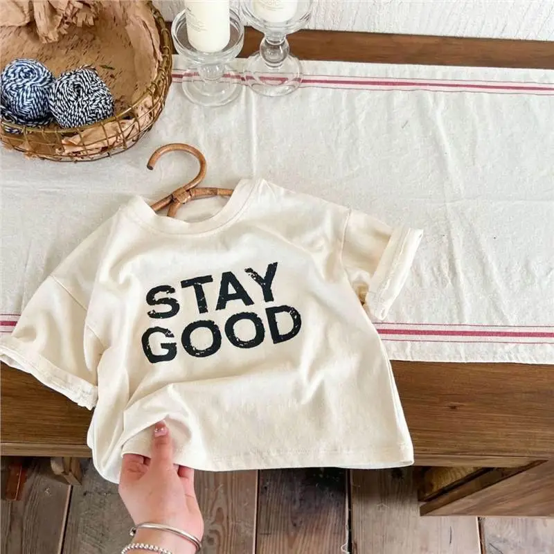 Boys Cotton Printed T-Shirt Summer Loose Fit - Image 2