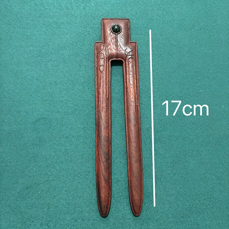 New Red Sandalwood Dragon Wings Hairpin Antique Creative Wooden Hairpin — feature 1