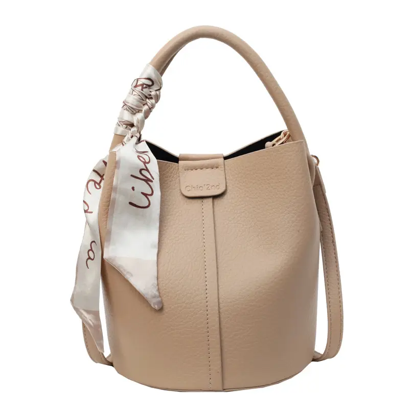 Women's Soft Leather Crossbody Bag Beige 2025 - Image 9