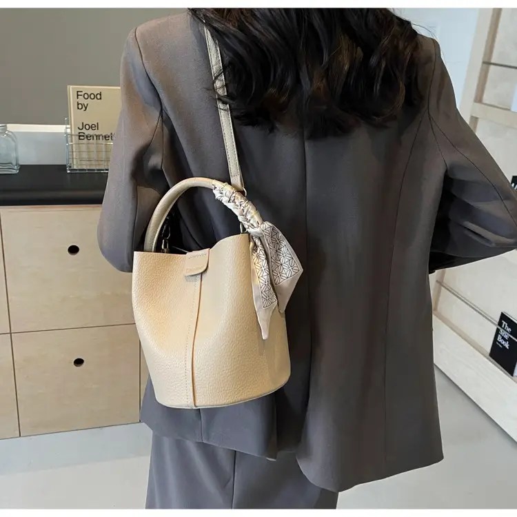 Women's Soft Leather Crossbody Bag Beige 2025 — feature 21