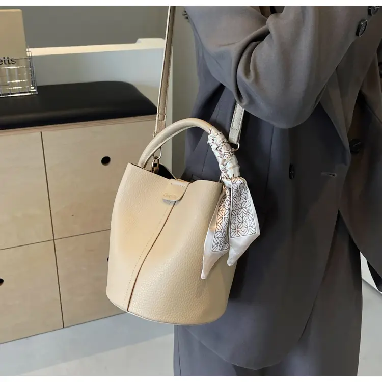 Women's Soft Leather Crossbody Bag Beige 2025 — feature 22