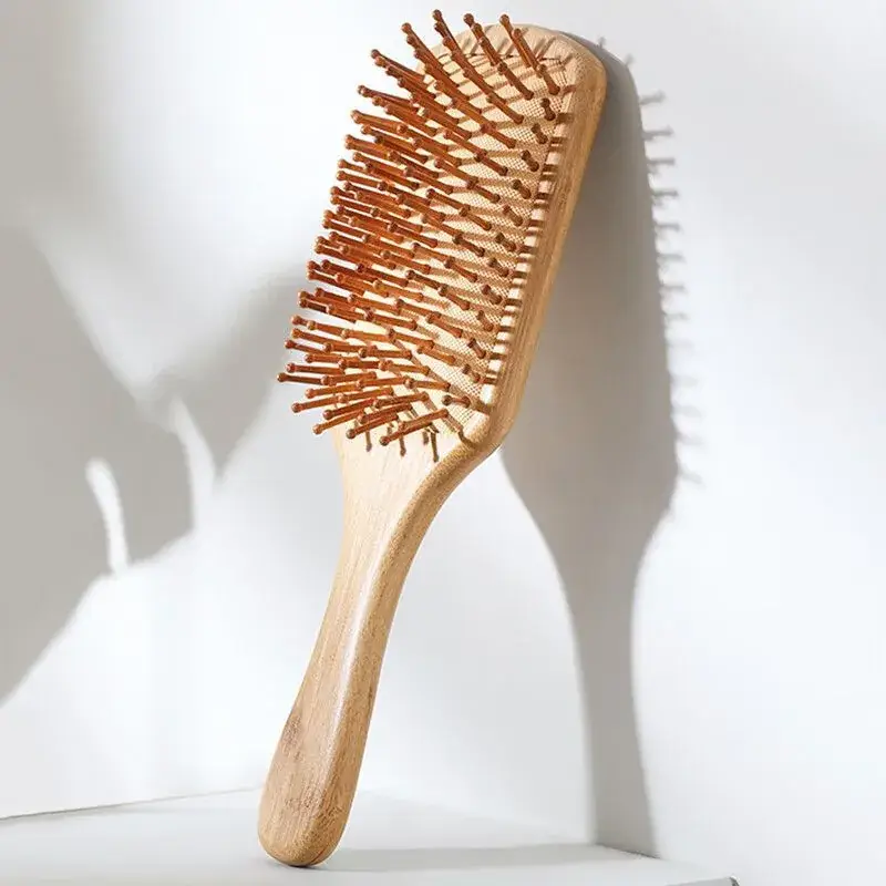 Bamboo Hair Brush for Hair Care and Modeling