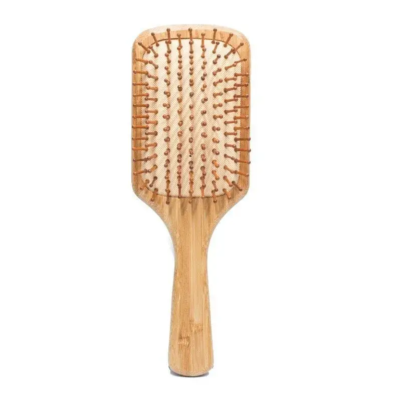 Bamboo Hair Brush for Hair Care and Modeling