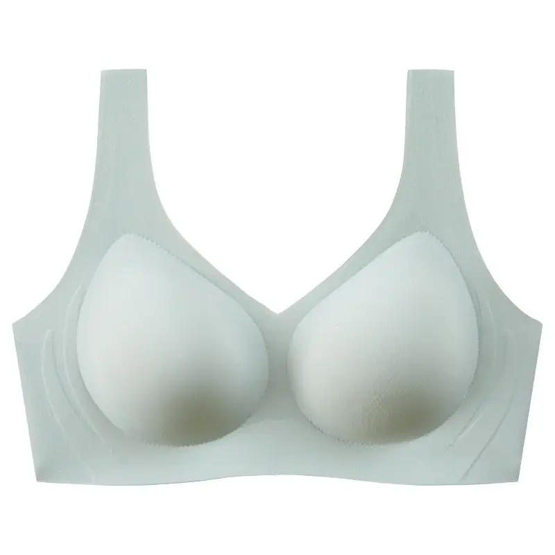 Seamless Soft Support Bra for Large Busts, Minimizing and Gathering, Semi-Fixed Cup Women's Bra, Latex Wholesale, Ultra-Soft with a High-End Feel