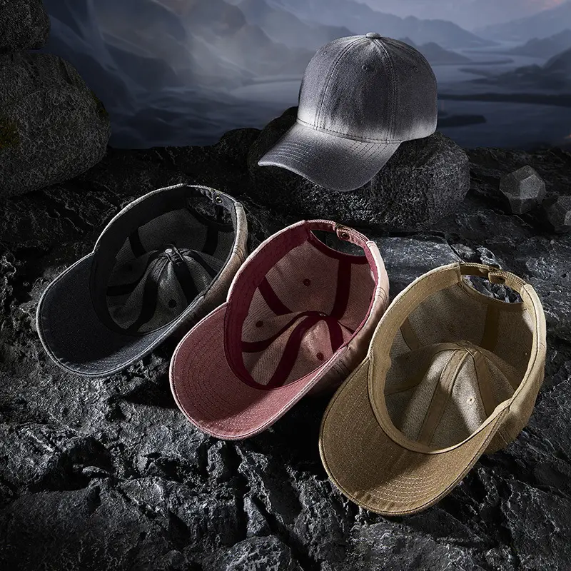 Korean Style Soft Top Peaked Cap Gradient Denim 2025 - Image 10