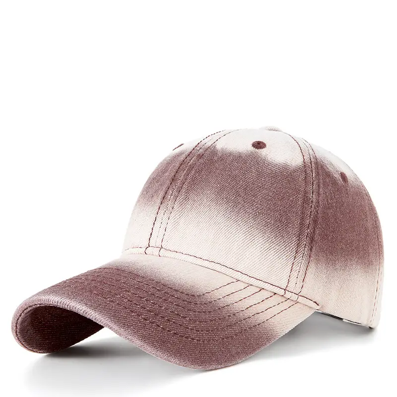Korean Style Soft Top Peaked Cap Gradient Denim 2025 - Image 5
