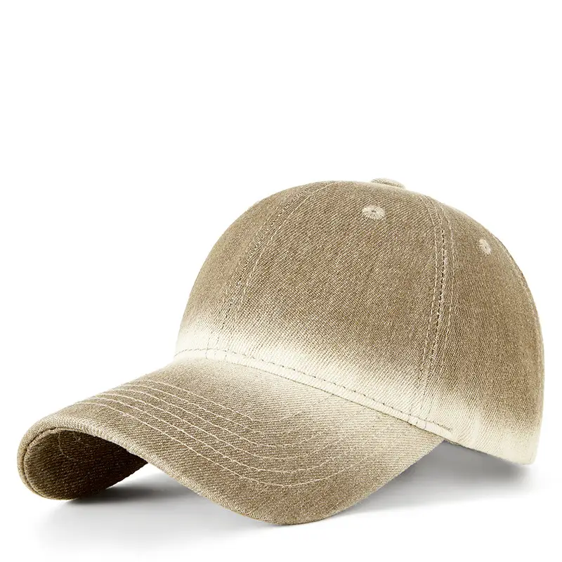Korean Style Soft Top Peaked Cap Gradient Denim 2025 - Image 6
