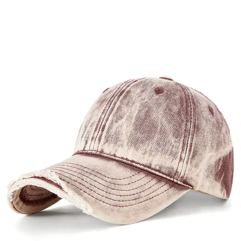 2025 Denim Baseball Cap Retro Distressed Spring Summer - Image 6