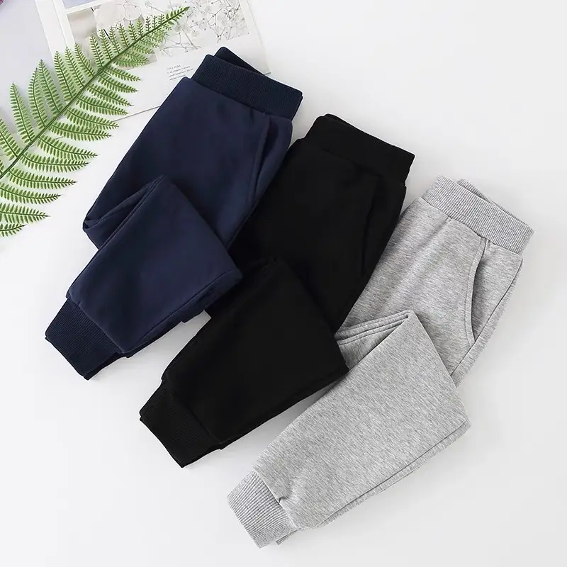 Children's Pants, Autum and Winter, Boys' Sweatpants, Girls' Autum Sweatpants, Casual Pants, Versatile Velvet Pants for Kidsren and Middle-Aged Kidsren — feature 9
