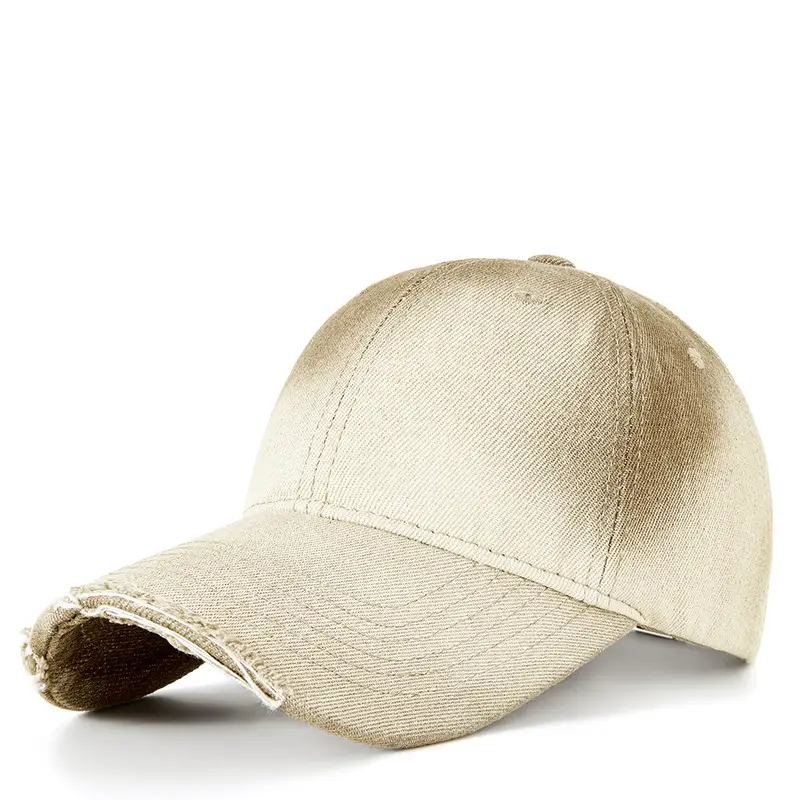 2025 New Gradient Ripped Denim Baseball Cap - Image 5