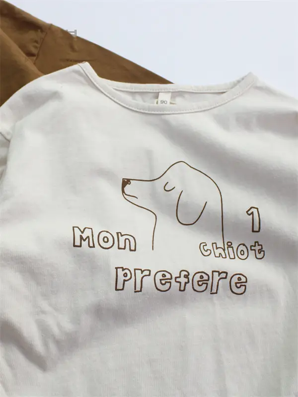 2025 Spring Kids T-Shirt Long Sleeve Girls Korean Style Printed - Image 4