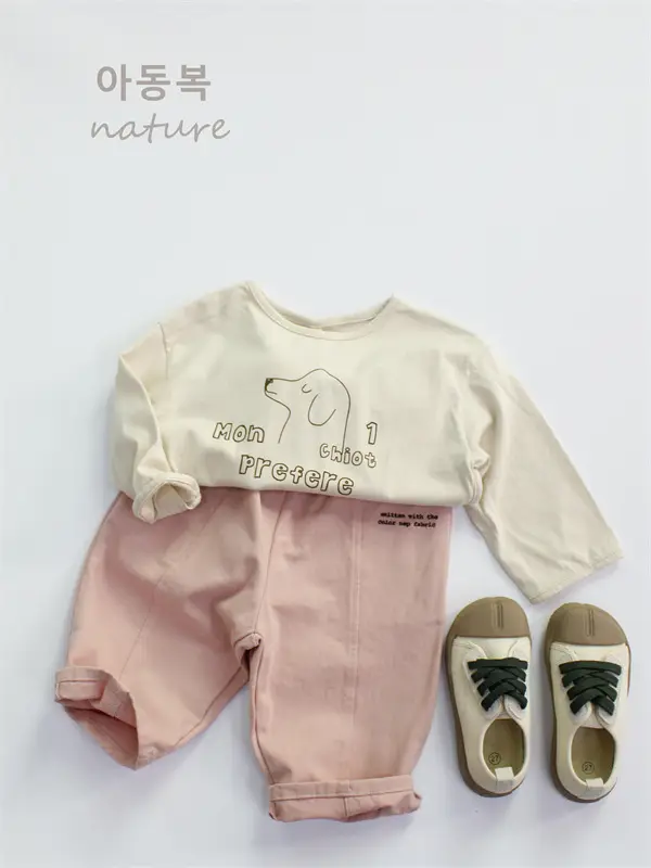 2025 Spring Kids T-Shirt Long Sleeve Girls Korean Style Printed - Image 5