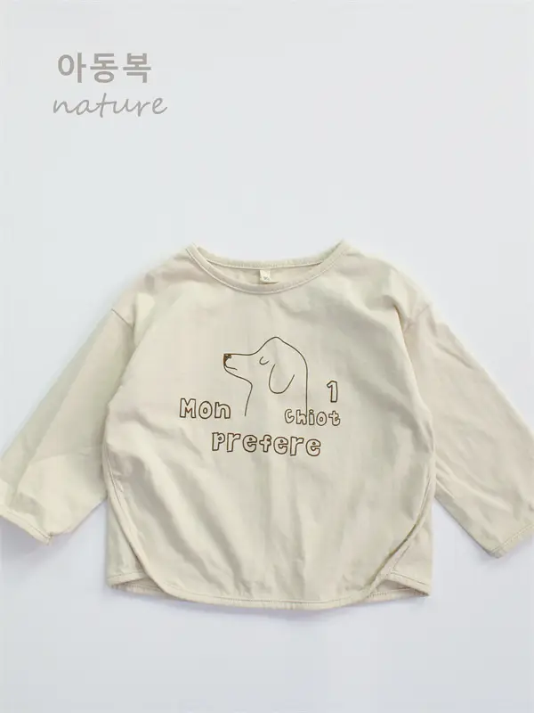 2025 Spring Kids T-Shirt Long Sleeve Girls Korean Style Printed - Image 6
