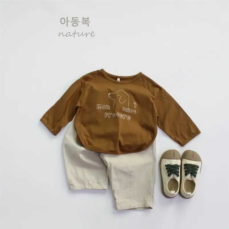 2025 Spring Kids T-Shirt Long Sleeve Girls Korean Style Printed — feature 10