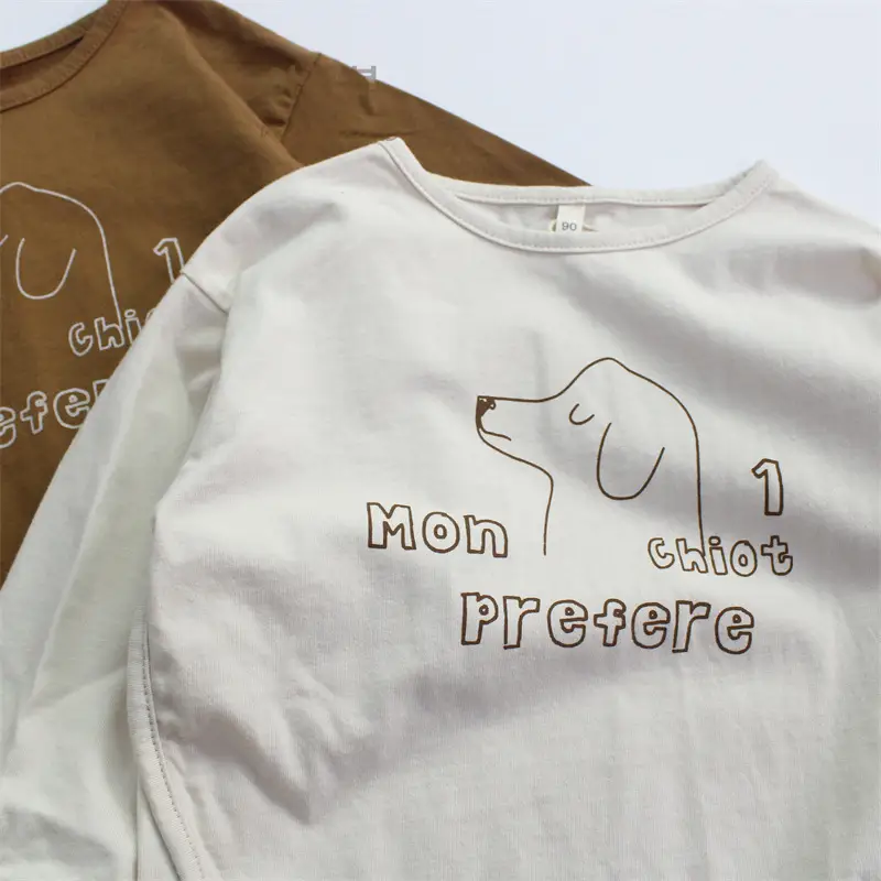 2025 Spring Kids T-Shirt Long Sleeve Girls Korean Style Printed — feature 5