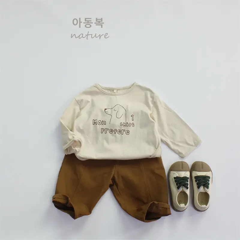 2025 Spring Kids T-Shirt Long Sleeve Girls Korean Style Printed — feature 9