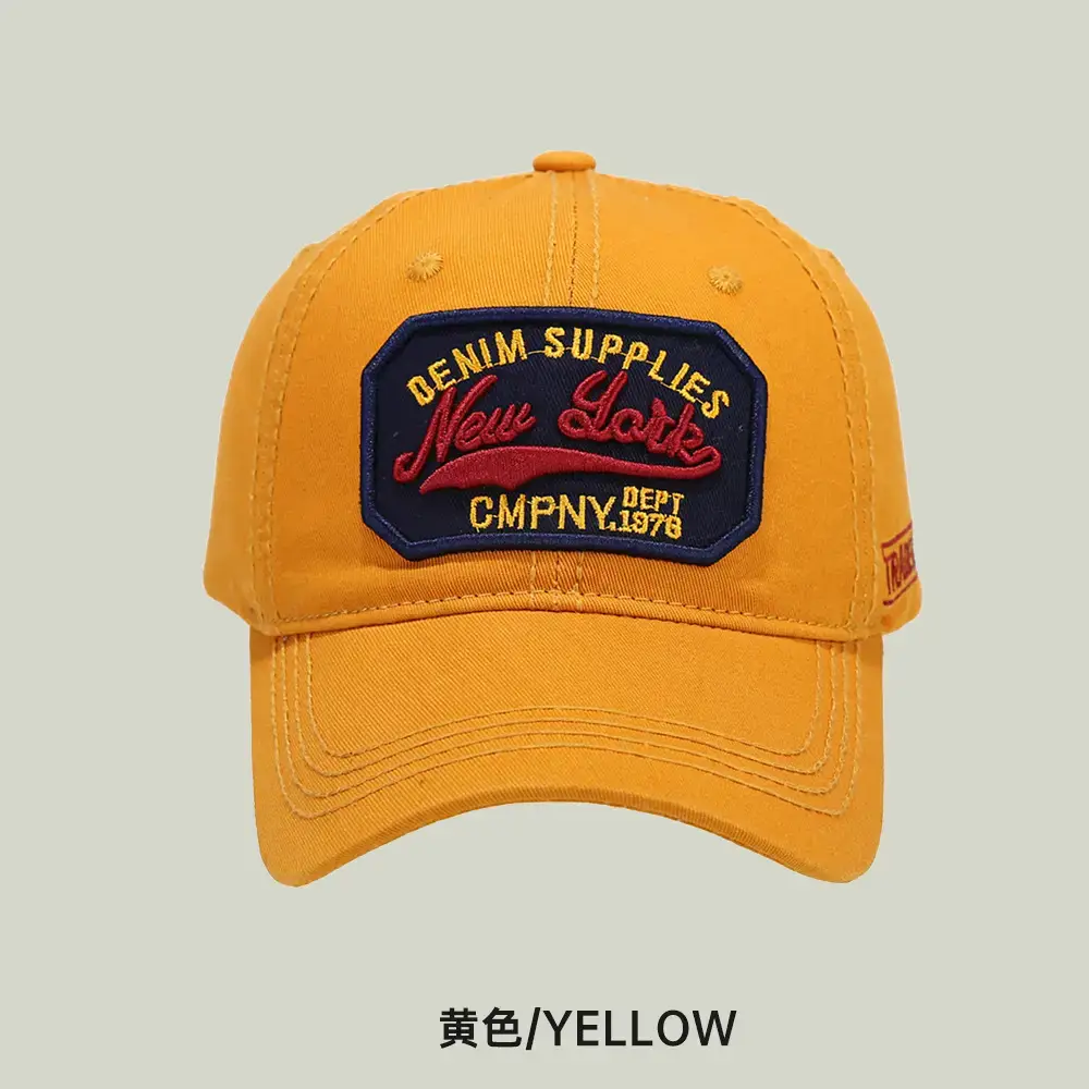 Women's Gray Retro Washed Baseball Cap 54-60cm - Image 3