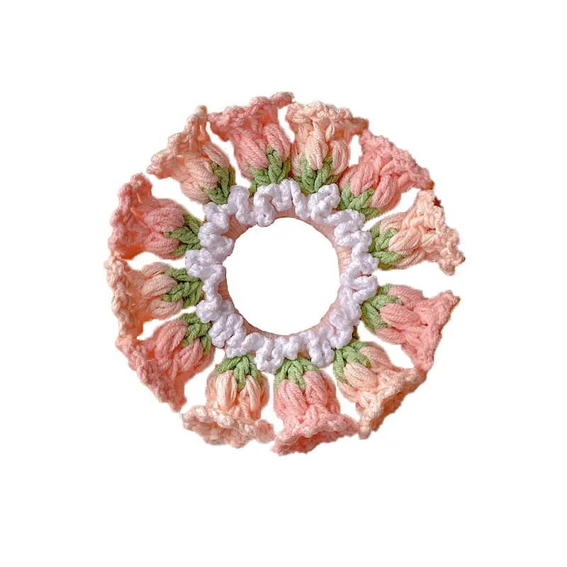 Red Crocheted Hair Band for Women