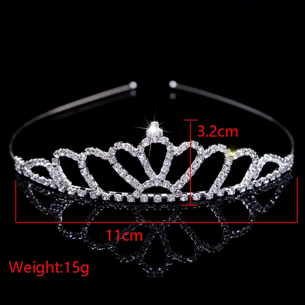 Cross-Border Bridal Hair Hoop Set with Rhinestones — feature 15