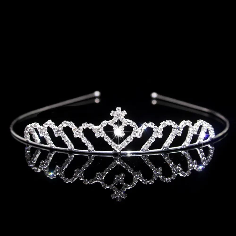 Cross-Border Bridal Hair Hoop Set with Rhinestones — feature 24