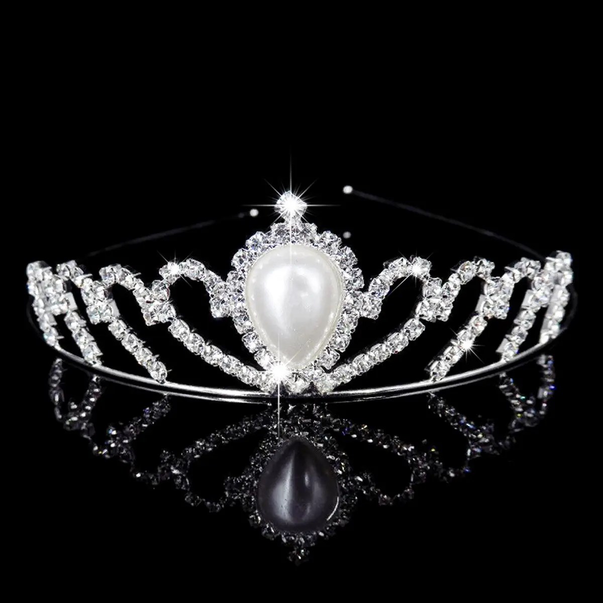 Cross-Border Bridal Hair Hoop Set with Rhinestones — feature 29