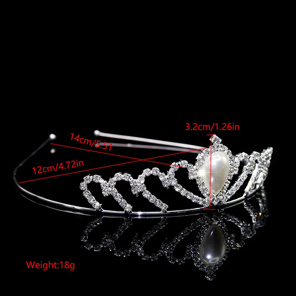 Cross-Border Bridal Hair Hoop Set with Rhinestones — feature 30