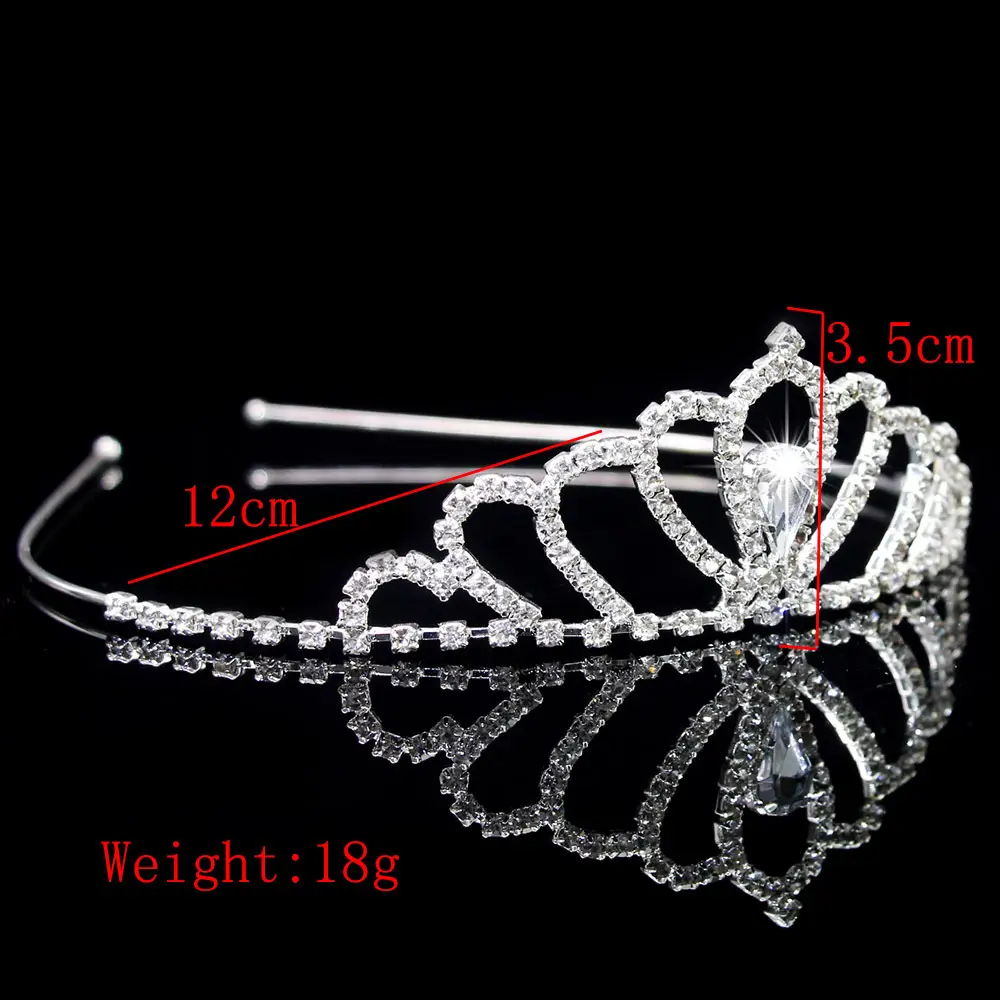 Cross-Border Bridal Hair Hoop Set with Rhinestones — feature 36