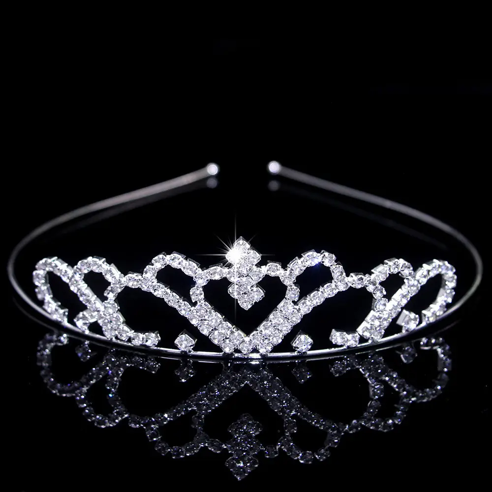 Cross-Border Bridal Hair Hoop Set with Rhinestones — feature 38