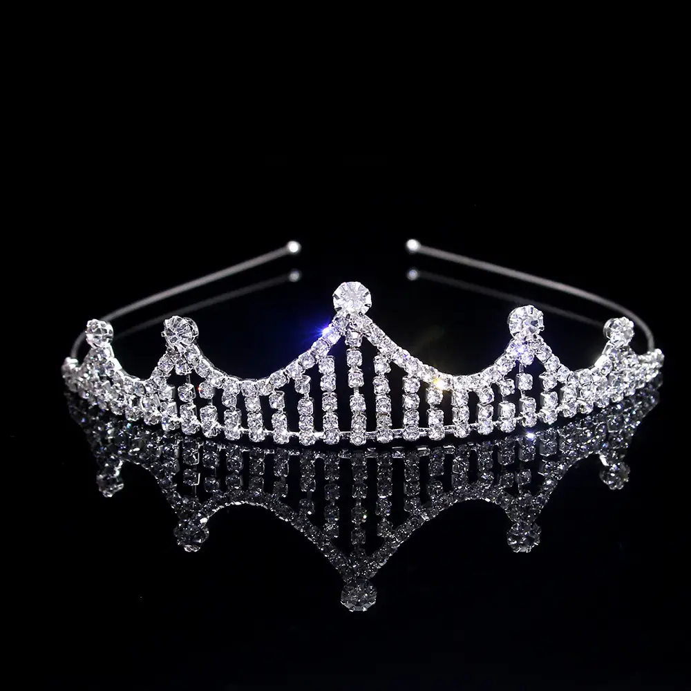 Cross-Border Bridal Hair Hoop Set with Rhinestones — feature 40