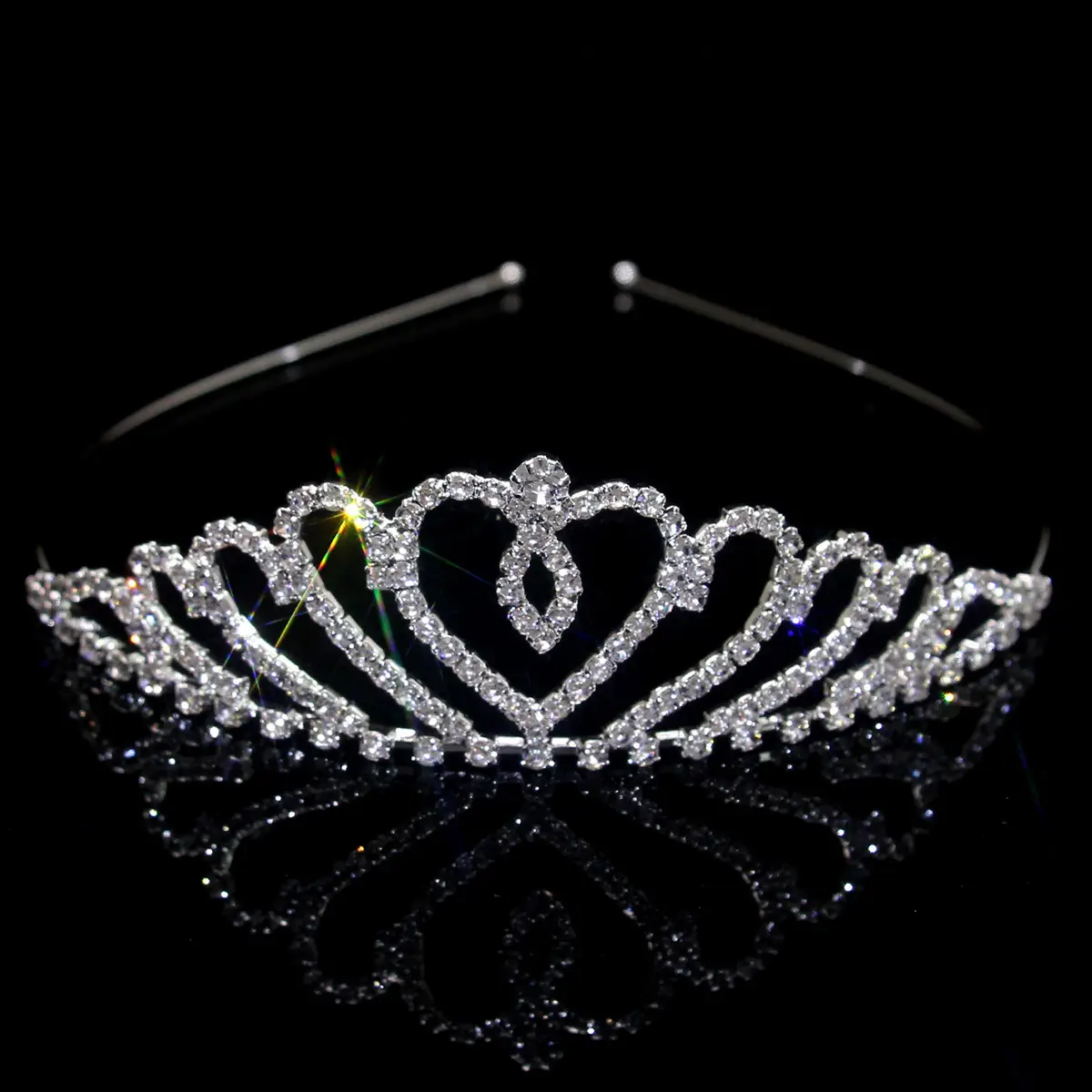 Cross-Border Bridal Hair Hoop Set with Rhinestones - Image 16