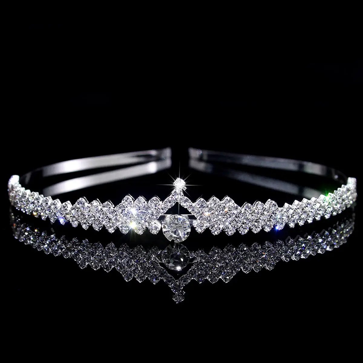Cross-Border Bridal Hair Hoop Set with Rhinestones - Image 17