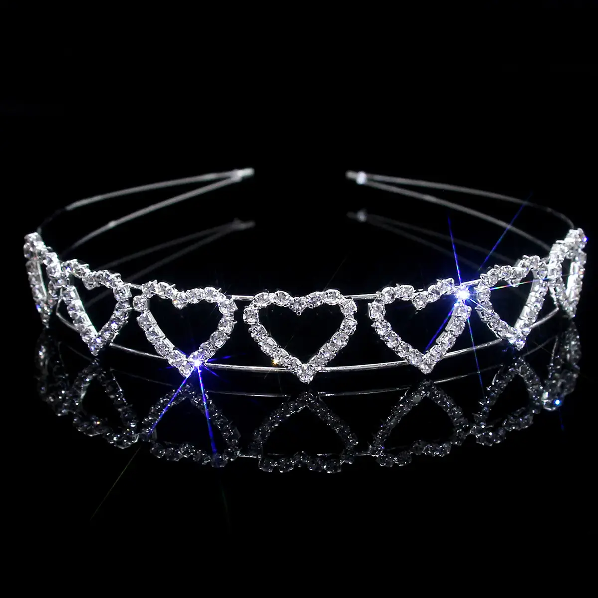 Cross-Border Bridal Hair Hoop Set with Rhinestones - Image 18