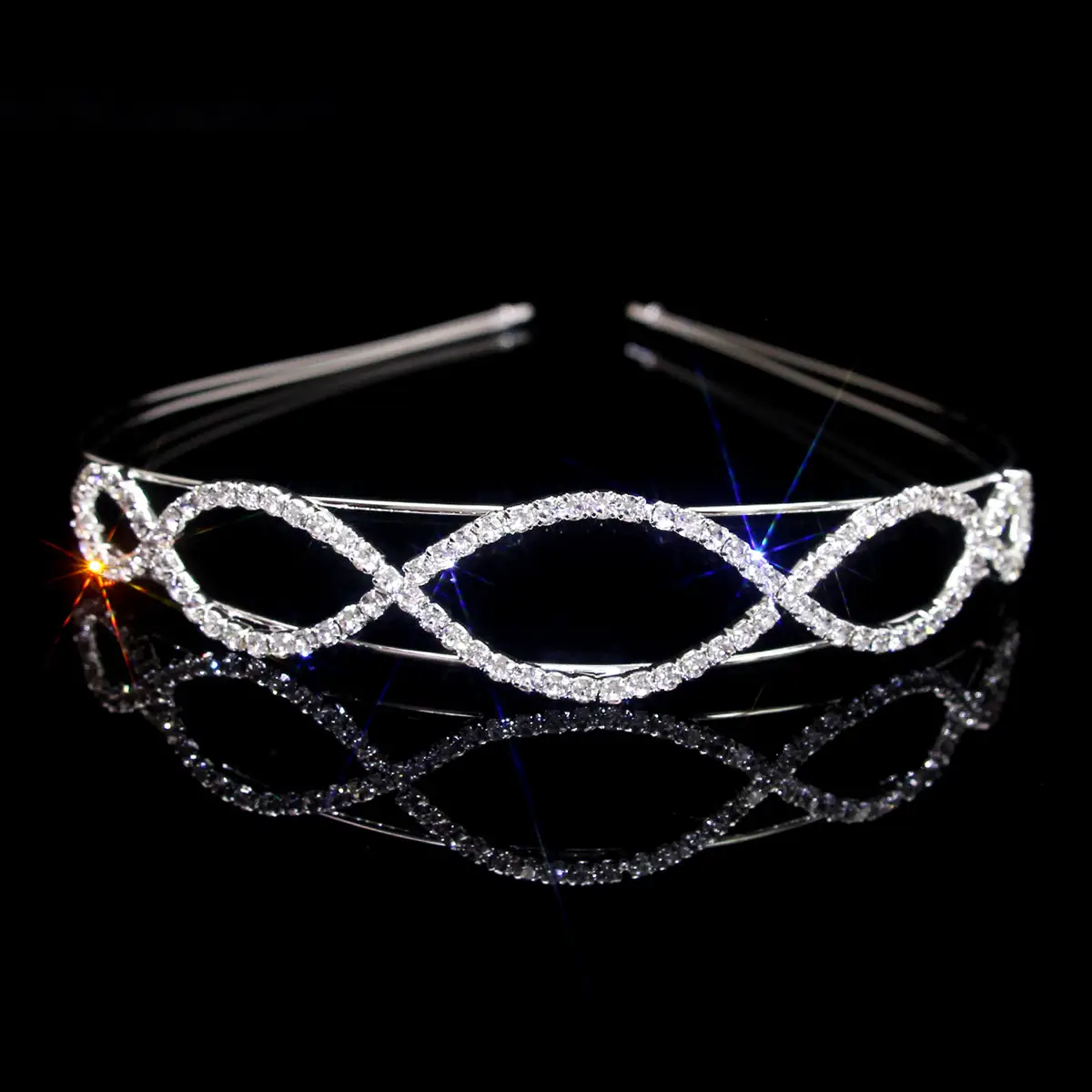 Cross-Border Bridal Hair Hoop Set with Rhinestones - Image 19