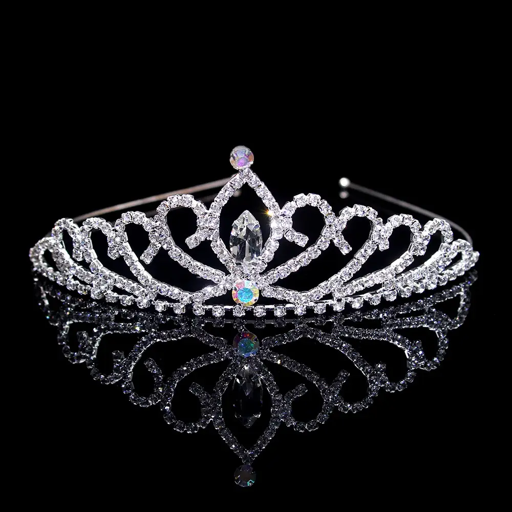 Cross-Border Bridal Hair Hoop Set with Rhinestones - Image 24
