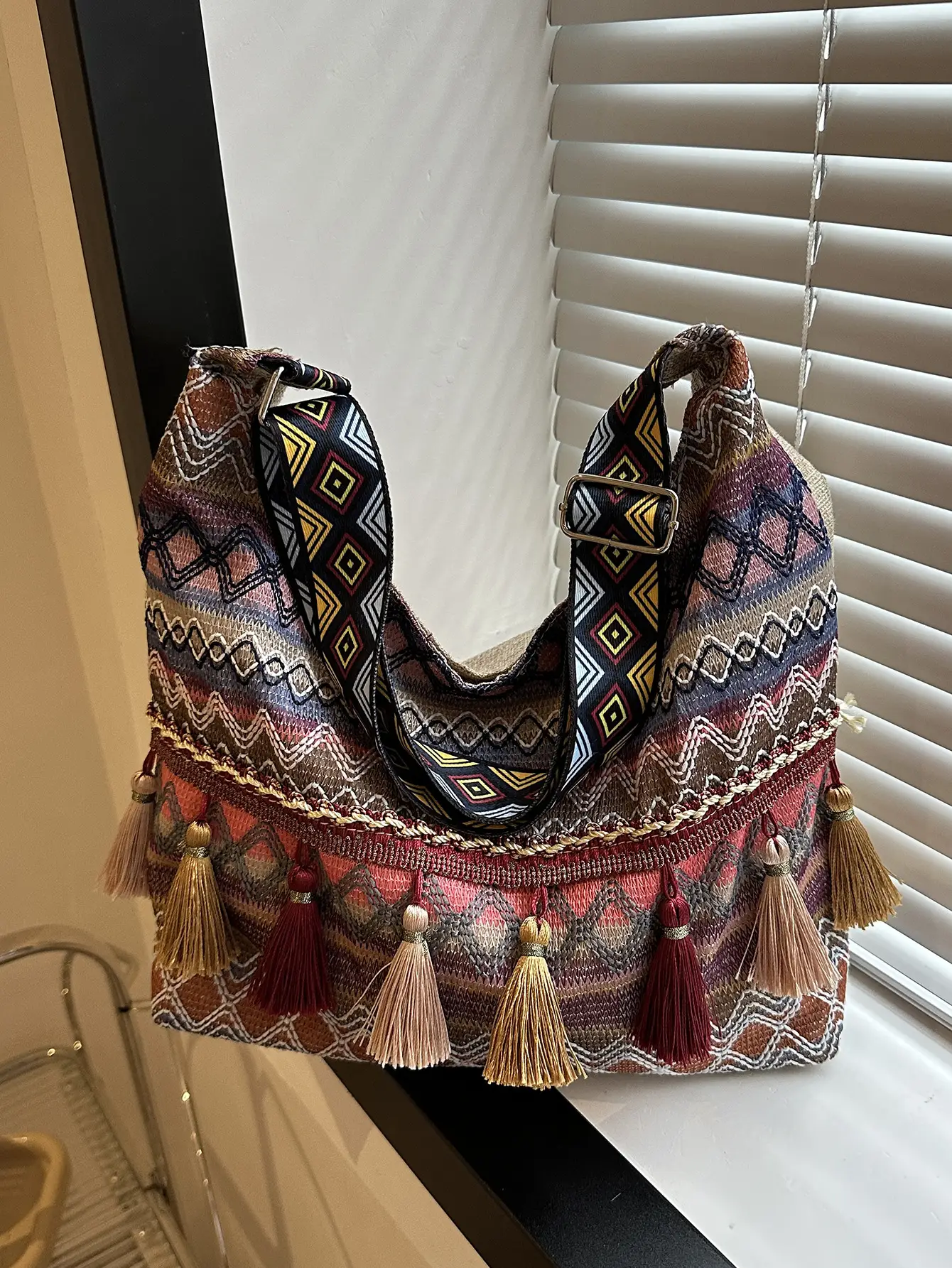 Chinese Ethnic Tassel Shoulder Bag 2024 Women - Image 5